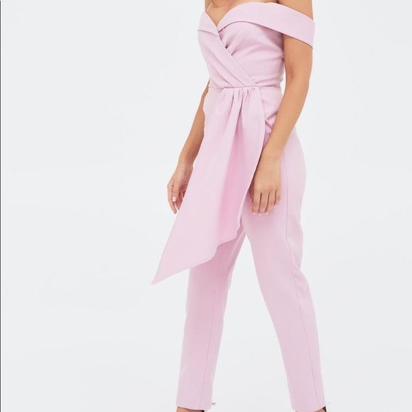 Lilac Tailored Jumpsuit - Picture 2 of 3